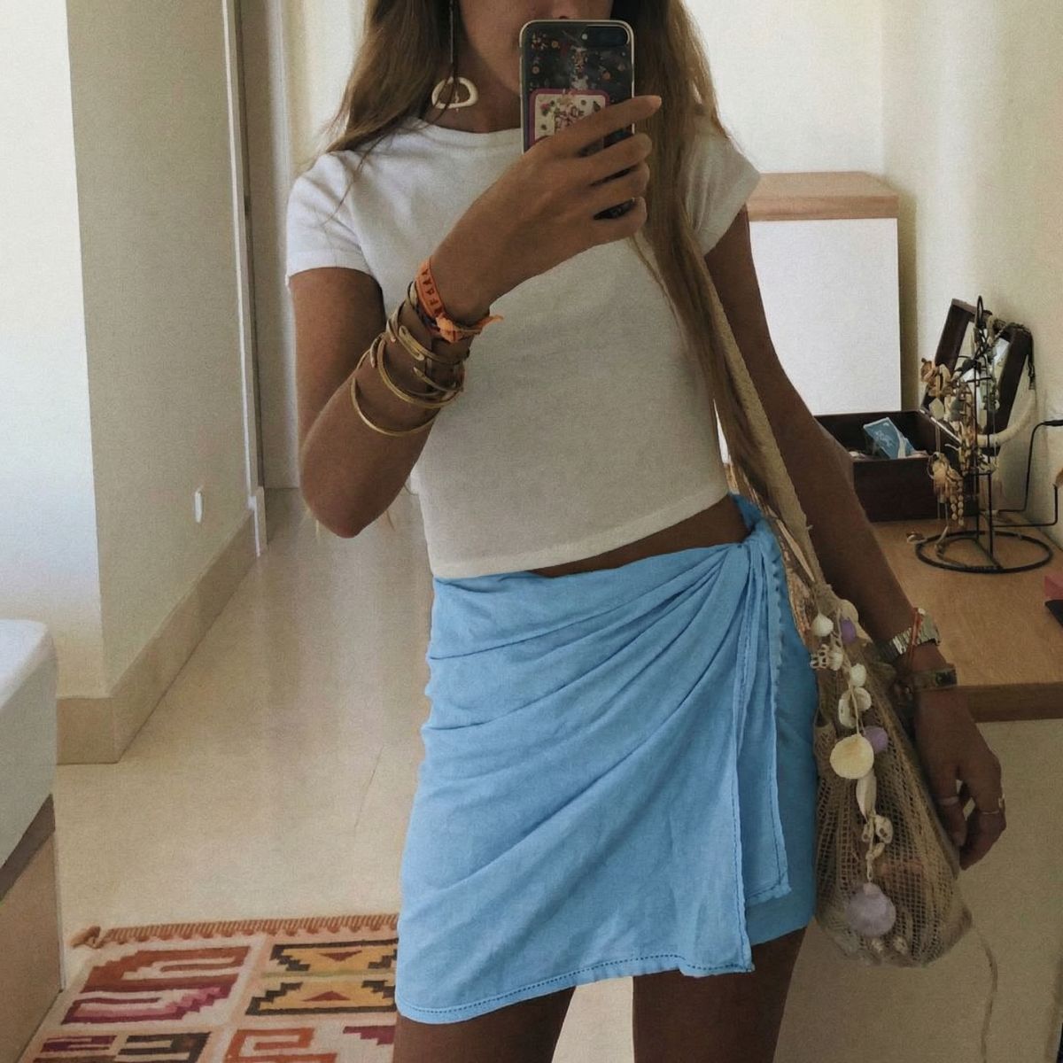 Light Blue Sarong — Spa Mama Maui