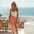 Coral Pink Sarong